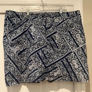 Karen Scott Skort in Navy and White - Plus Size 18W